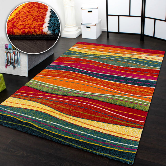 Modern Abstract Colourful Rug #9152