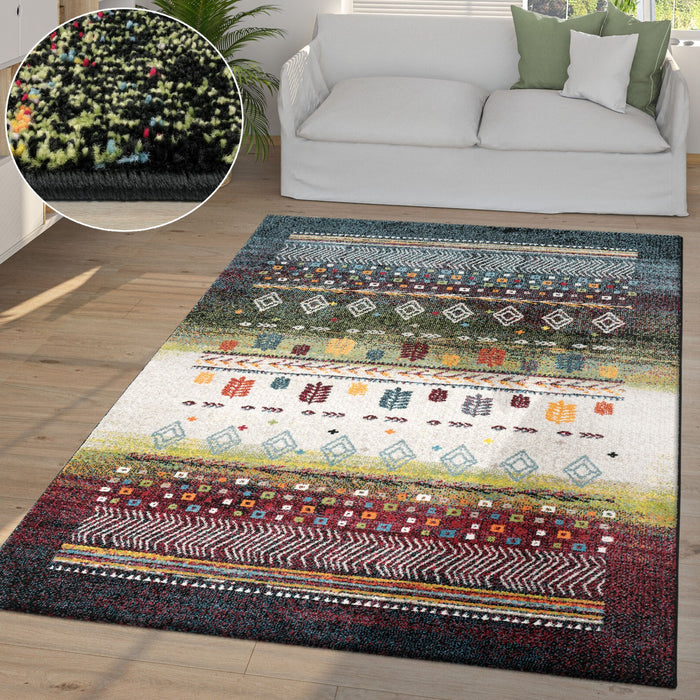 Boho Tribal Rug Multicoloured #12080