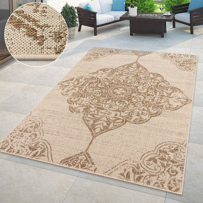 Oriental Medallion Rugs Beige #55151