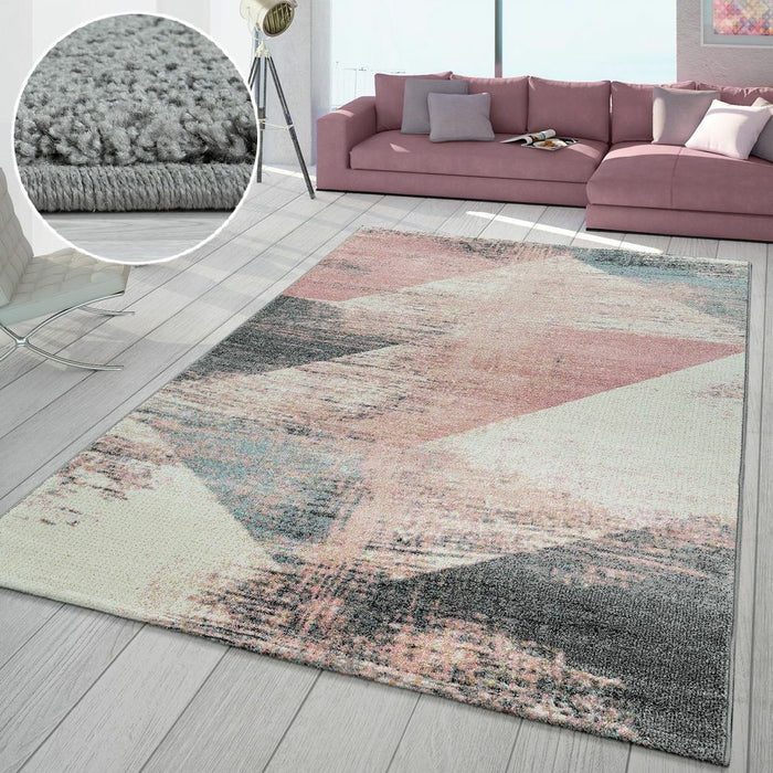 Distressed Abstract Rug #82127