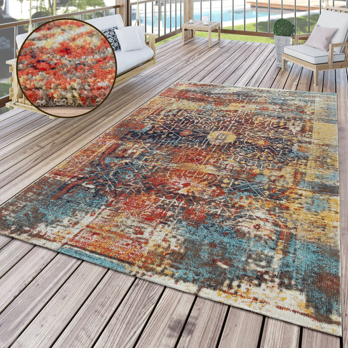 Indoor / Outdoor Ethnic Modern Rug Multicolour #76876