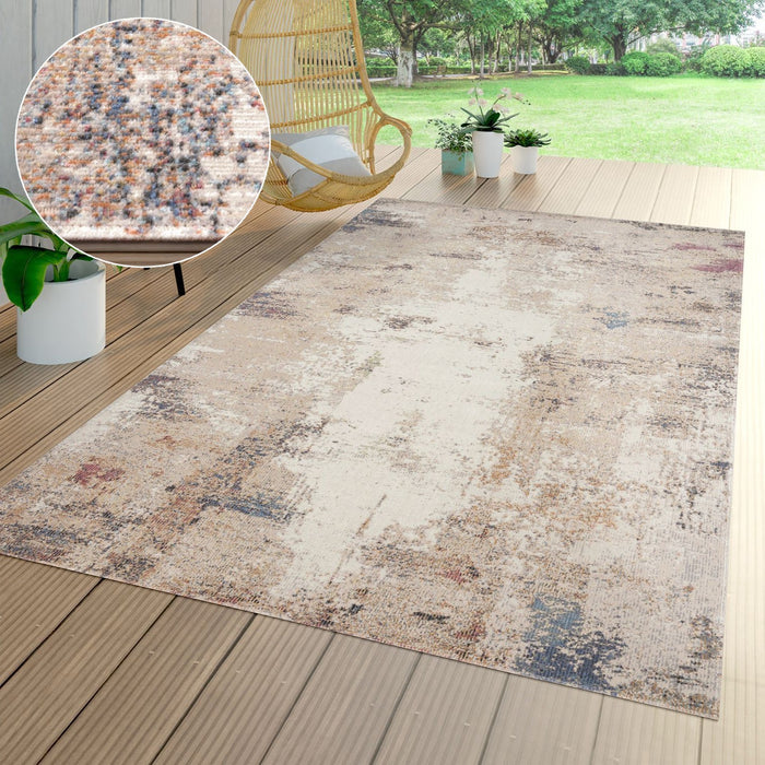 Modern Abstract Rugs Beige Multicoloured #55449