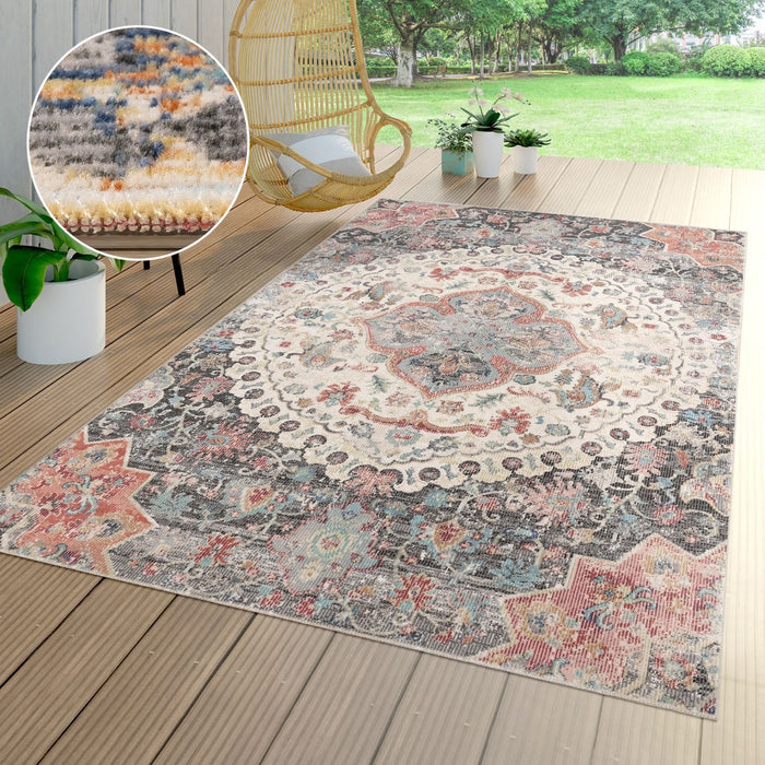 Ethnic Oriental Rugs Grey Multicoloured #55447