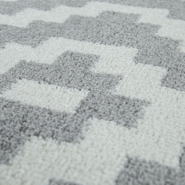 Grey Modern Scandi Rug #42244