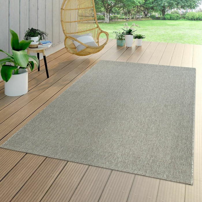 Grey Indoor / Outdoor Rug Flatwave #9498