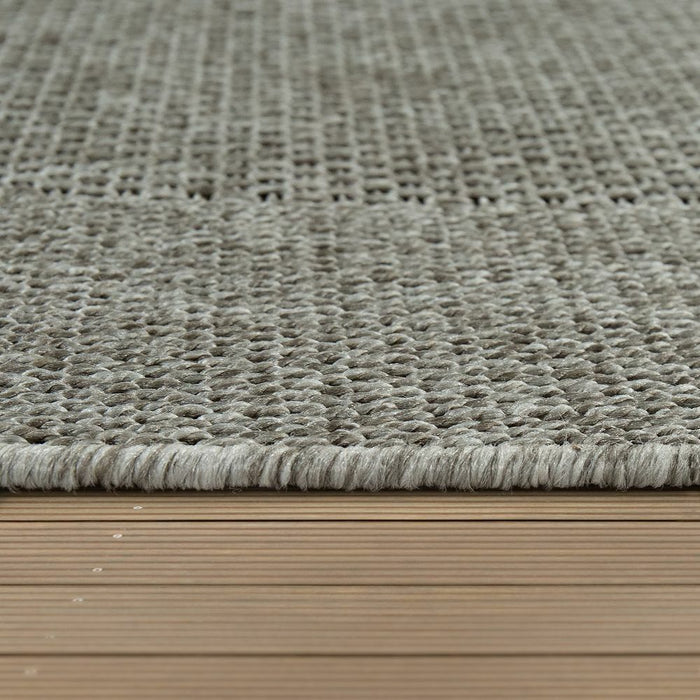 Grey Indoor / Outdoor Rug Flatwave #9498