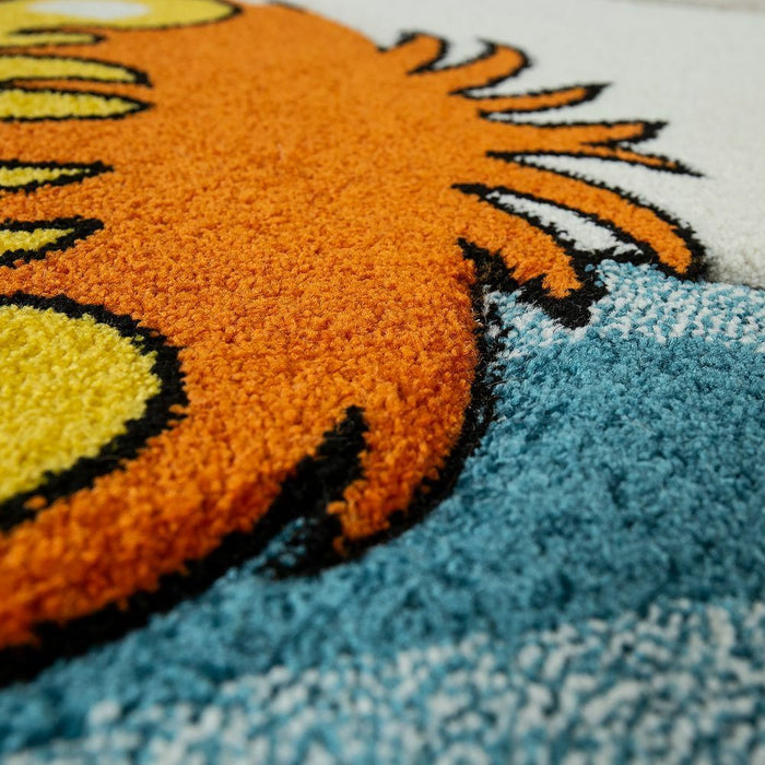 Kids Jungle Lion Multicolour Rug #1162