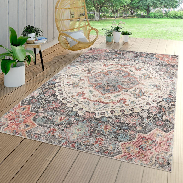 Ethnic Oriental Rugs Grey Multicoloured #55447