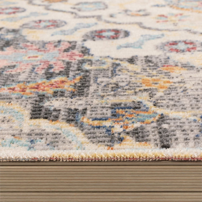 Ethnic Oriental Rugs Grey Multicoloured #55447