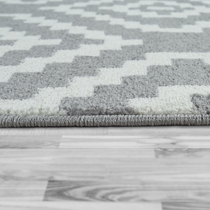 Grey Modern Scandi Rug #42244