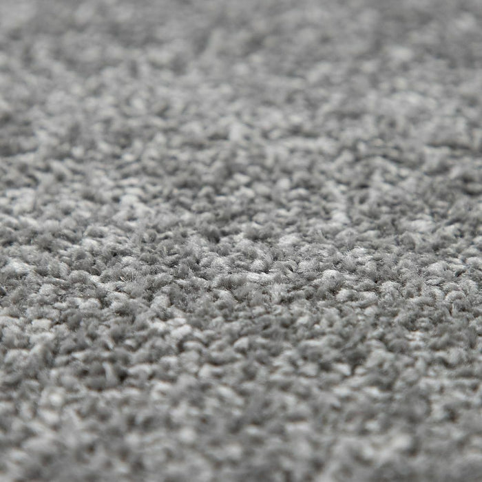 Grey Plain Soft Rug #12503