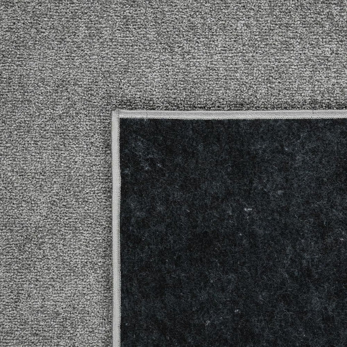 Grey Plain Soft Rug #12503