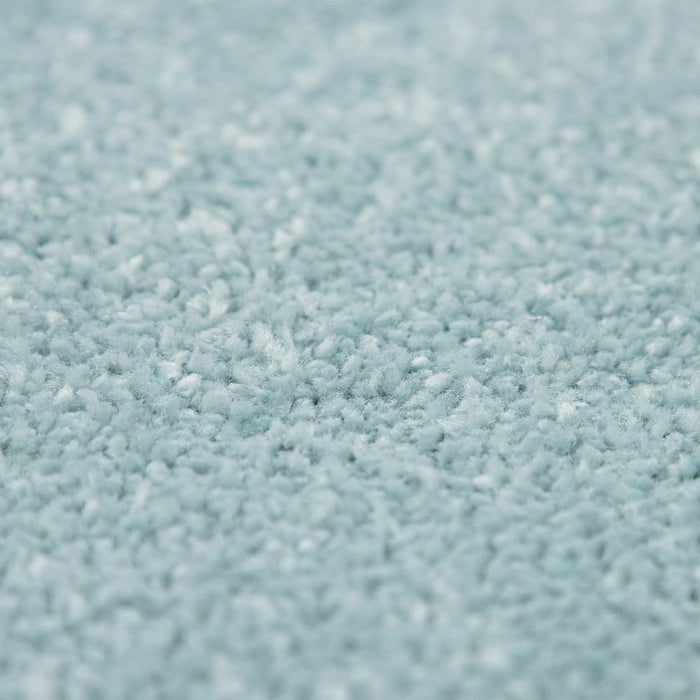 Baby Blue Plain Soft Rug #12504