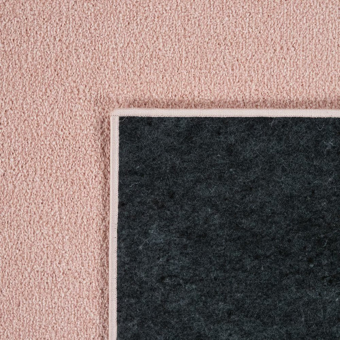 Pink Plain Soft Rug #12505