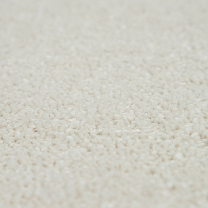 Cream Plain Soft Rug #12501