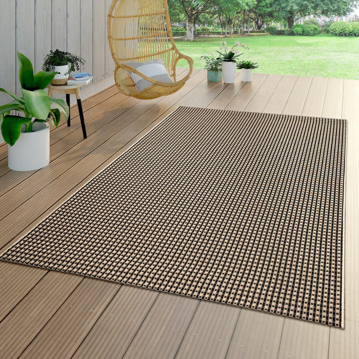 Indoor / Outdoor Rug Sisal Beige Grey #9527