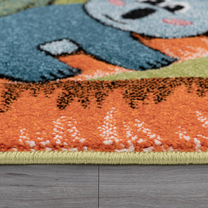 Kids Jungle Animals Multicolour Rug #1530