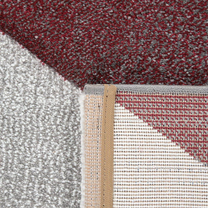 Classic Modern Rug Red #12312