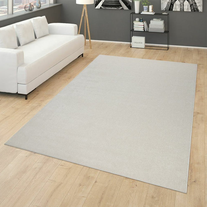 Cream Plain Soft Rug #12501