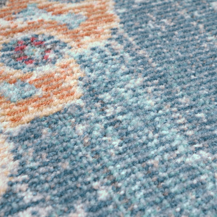 Blue Traditional Medallion Rugs #59163