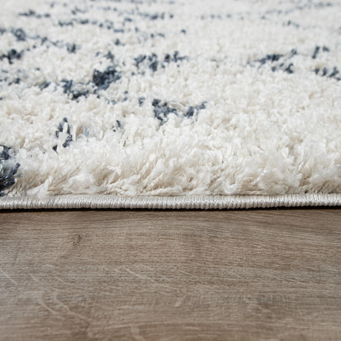 Scandi Shaggy Rug In Cream #10545