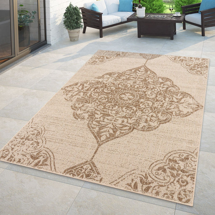 Oriental Medallion Rugs Beige #55151