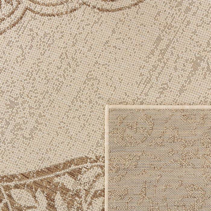 Oriental Medallion Rugs Beige #55151