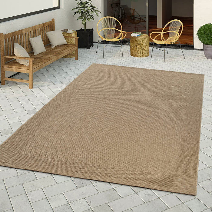 Indoor / Outdoor Flatwave Braided Rug Beige #10590