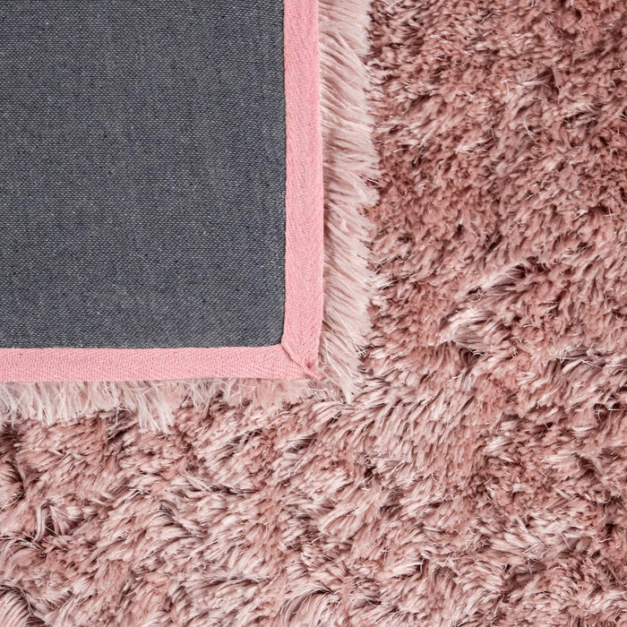 Extra Thick Shaggy Rug in Pink #56335