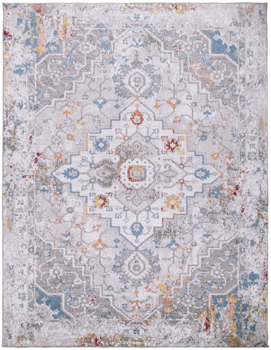 Modern Classic Oriantal Rug Beige Blue  #8861