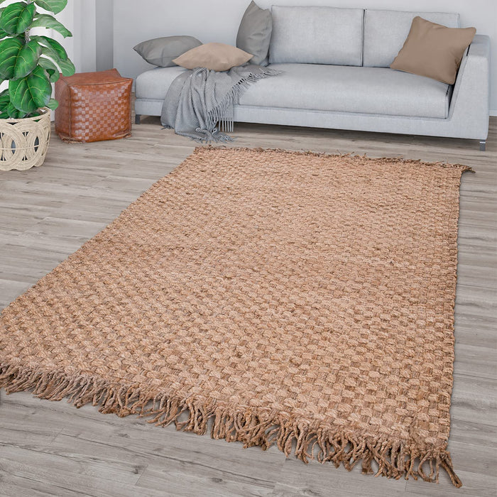 Handmade Jute Flat Wave Rug #2111