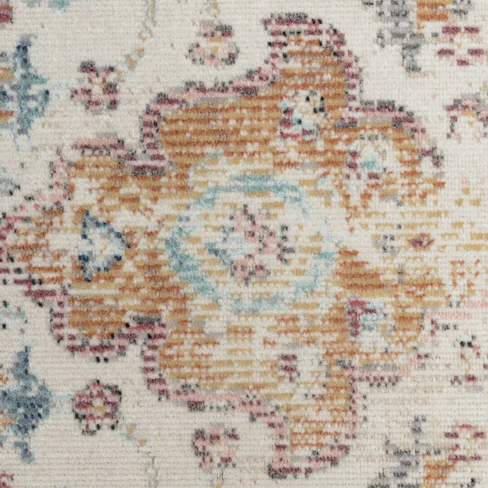 Ethnic Oriental Rugs Beige Blue #55443