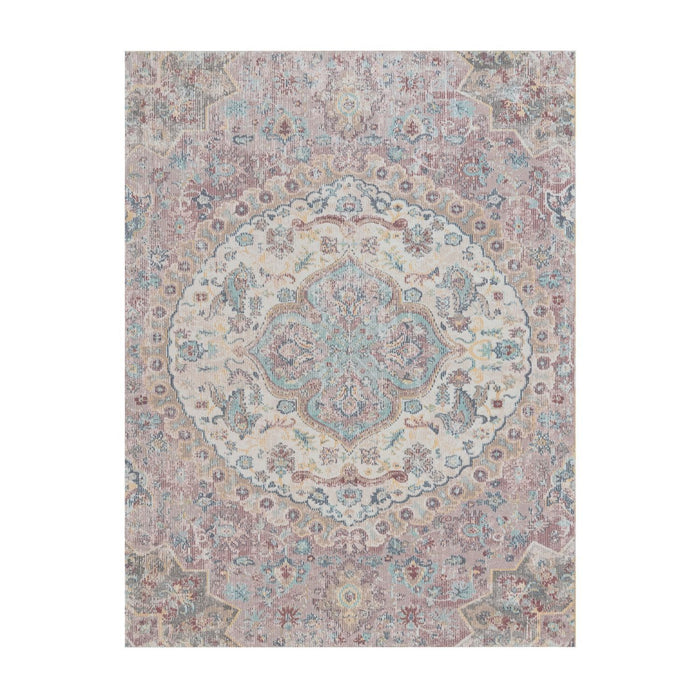 Ethnic Oriental Rugs Red Pink #55445