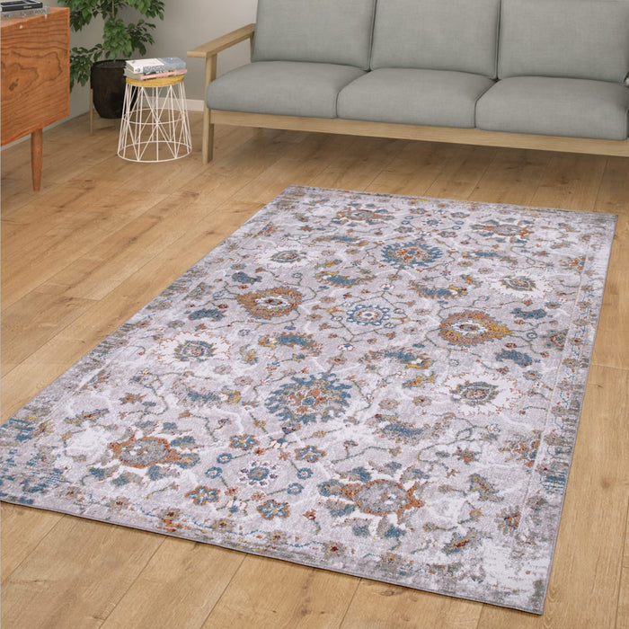 Modern Classic Oriantal Rug Beige Blue  #8860