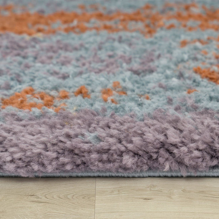 Shaggy Abstract Multicoloured Rug #47023