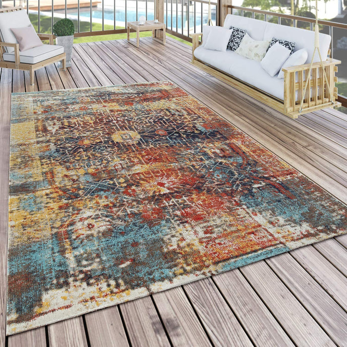 Indoor / Outdoor Ethnic Modern Rug Multicolour #76876