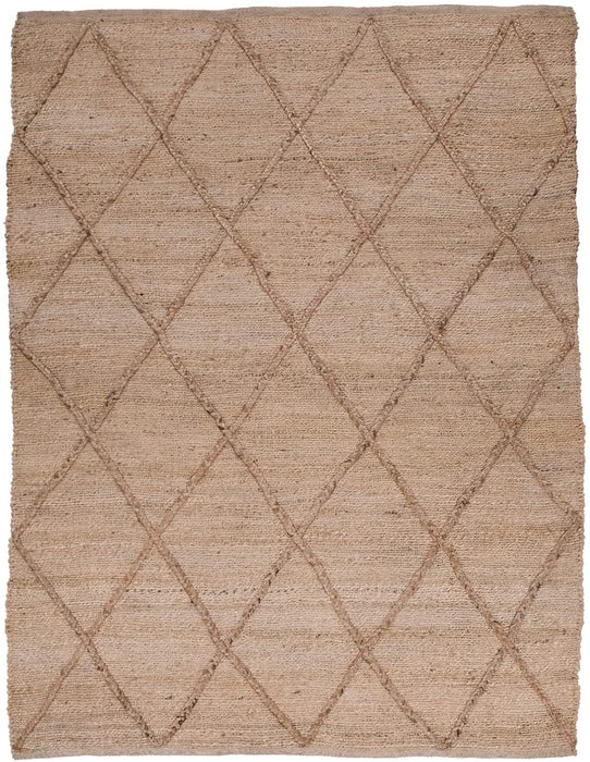 Handmade Jute Flat Wave Rug #2114