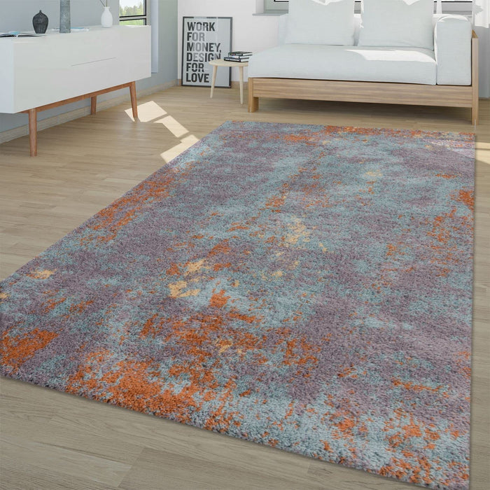 Shaggy Abstract Multicoloured Rug #47024