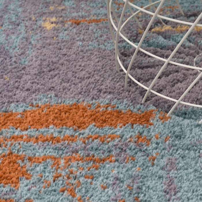 Shaggy Abstract Multicoloured Rug #47023