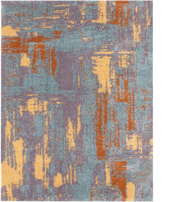 Shaggy Abstract Multicoloured Rug #47023