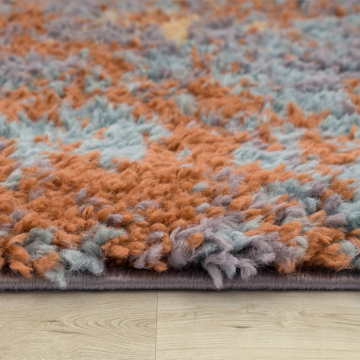 Shaggy Abstract Multicoloured Rug #47024