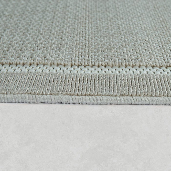 Indoor / Outdoor Flatwave Bordered Rug Beige #64595