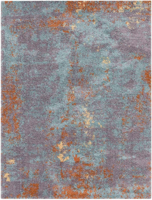 Shaggy Abstract Multicoloured Rug #47024