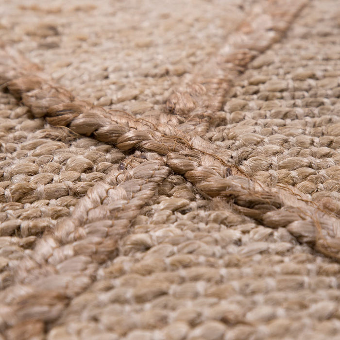 Handmade Jute Flat Wave Rug #2114