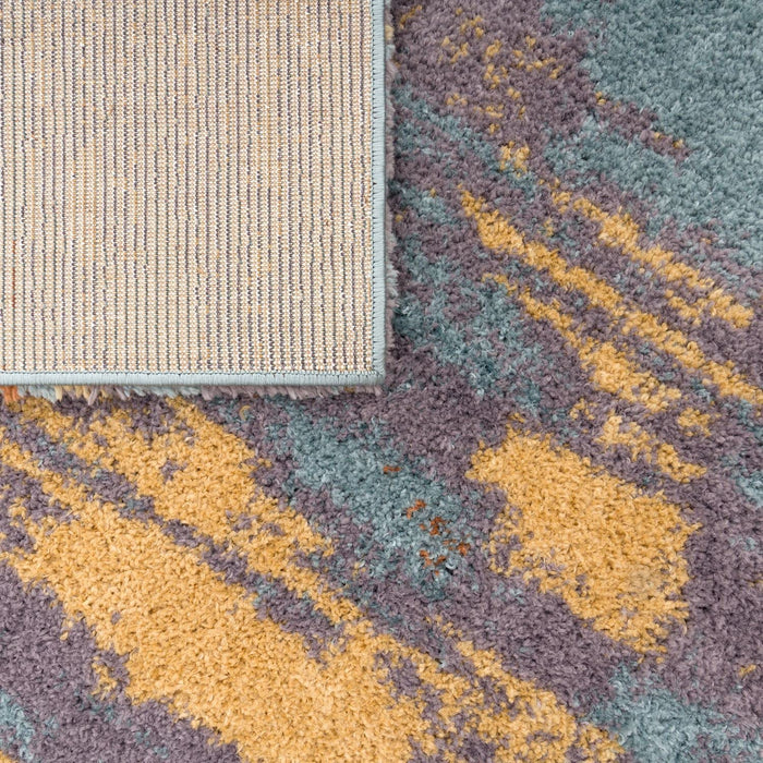 Shaggy Abstract Multicoloured Rug #47023