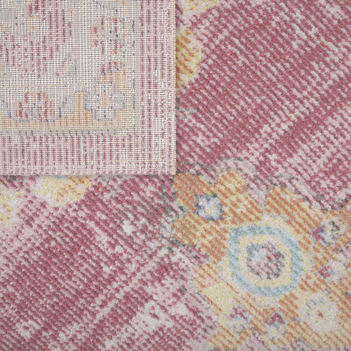 Traditional Ethnic Oriental Rugs Red Pink #51145