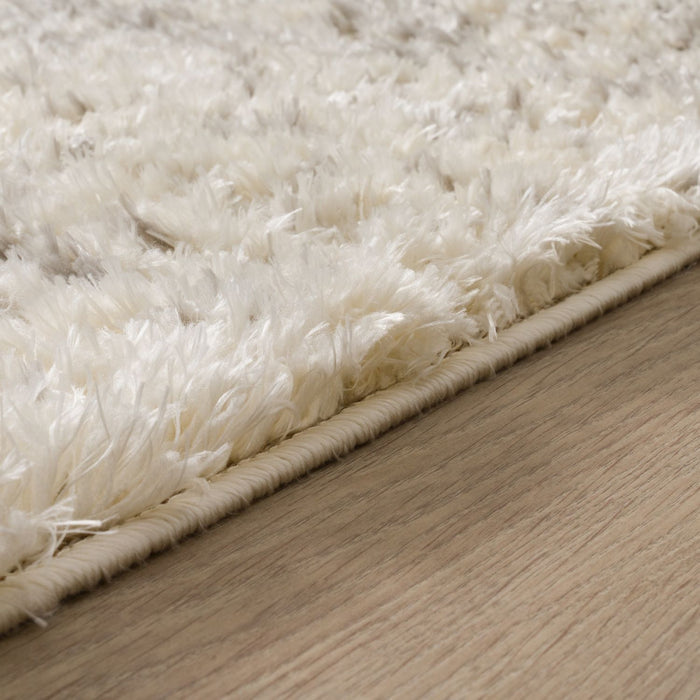 Shaggy Solid Rug Cream Grey #45560