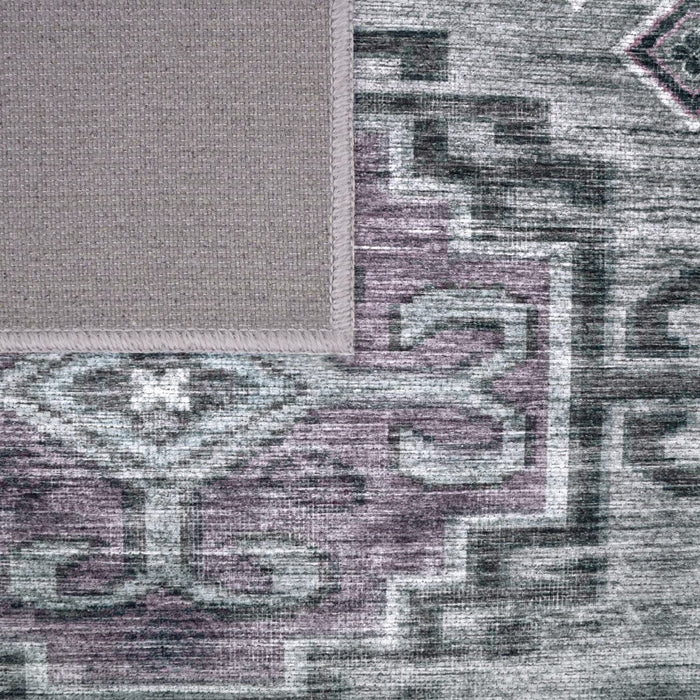 Traditional Ethnic Boho Rugs Flatwave Grey #22145