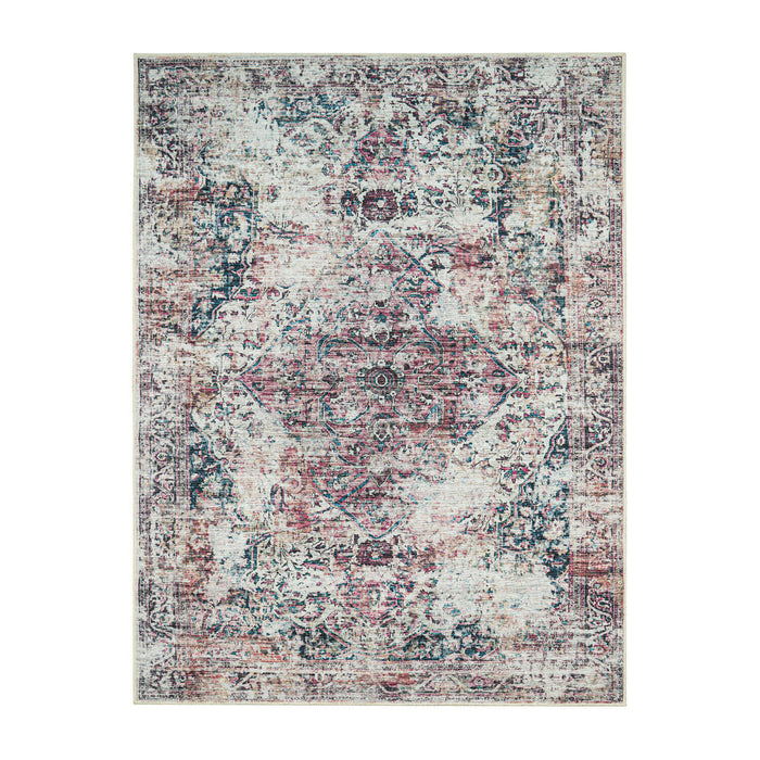 Traditional Distressed Rugs Flatwave Multicoloured  #22153