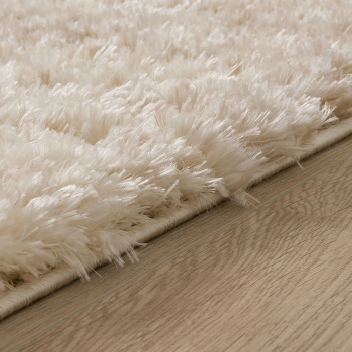 Shaggy Solid Rug Beige Cream #45561